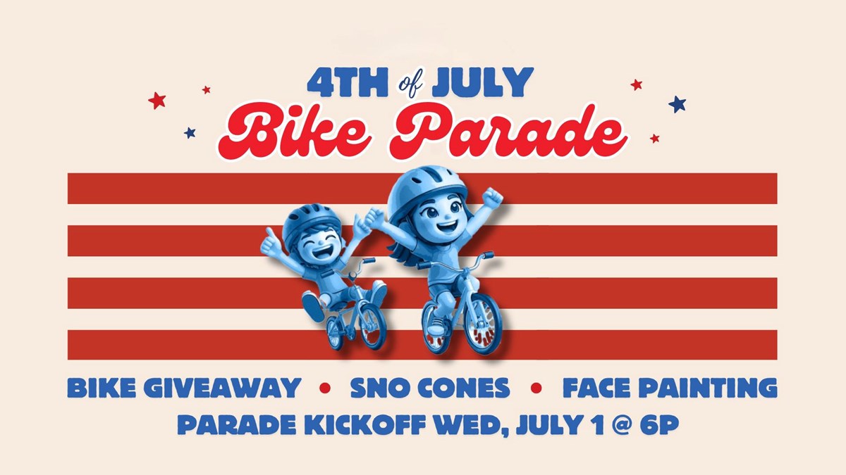 HFBC Event Artwork: First Kids 4th of July Bike Parade