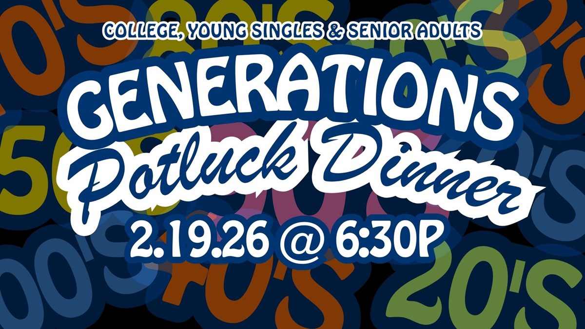 HFBC Event Artwork: Generations Potluck Dinner