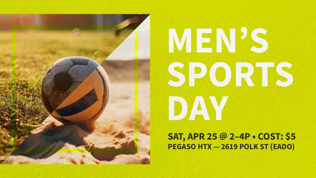 HFBC Event Artwork: Men's Sports Day